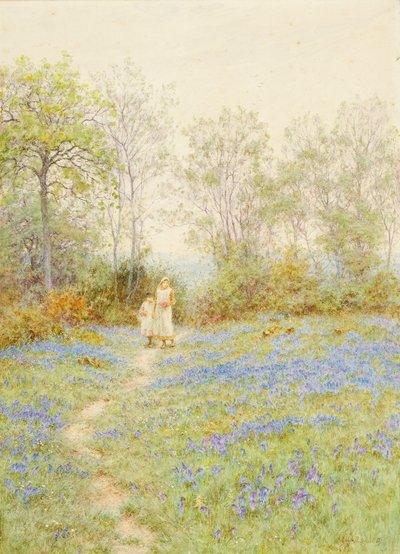 ブルーベルズ 作： Helen Allingham